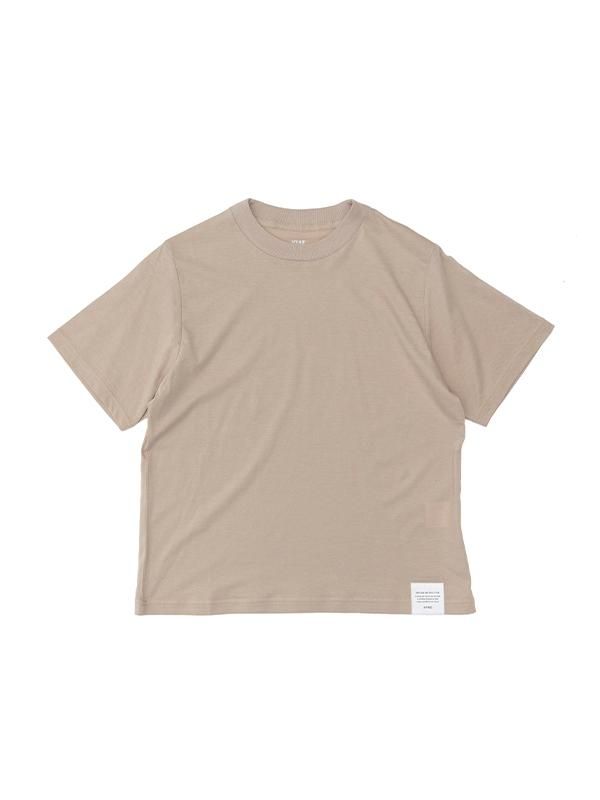 SHEER SHORT-SLV TEE-シアーショートスリーブTシャツ-HYKE