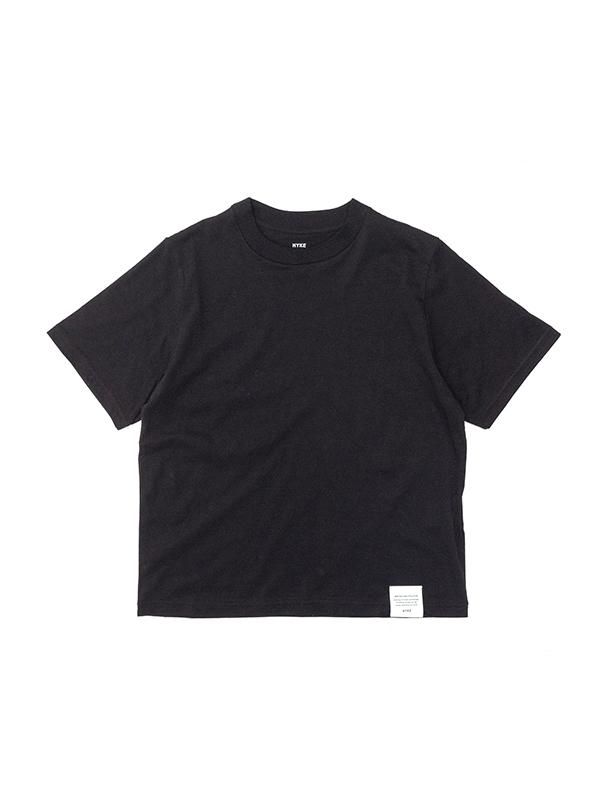 HYKE【ハイク】CROPPED SHORT-SLV TEE (12378) | glamour online
