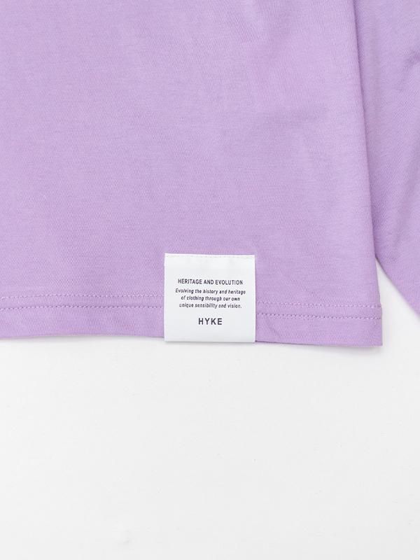 SHEER LONG-SLV TEE-シアーロングスリーブTシャツ-HYKE（ハイク