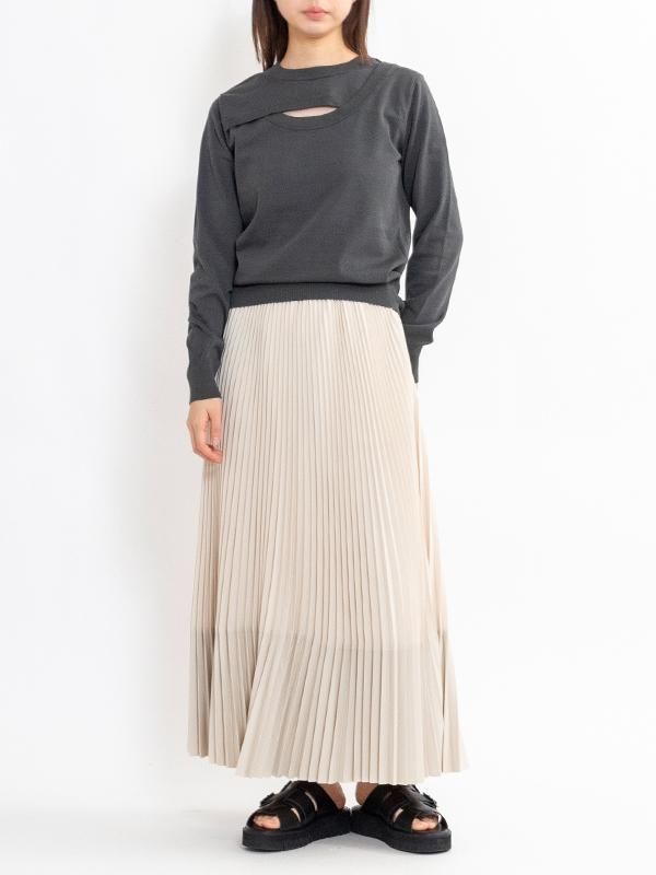 美品✨HYKE 　ハイク 　PLEATED SKIRT 　プリーツスカート HYKE(ハイク)/LAWN PLEATED SKIRT