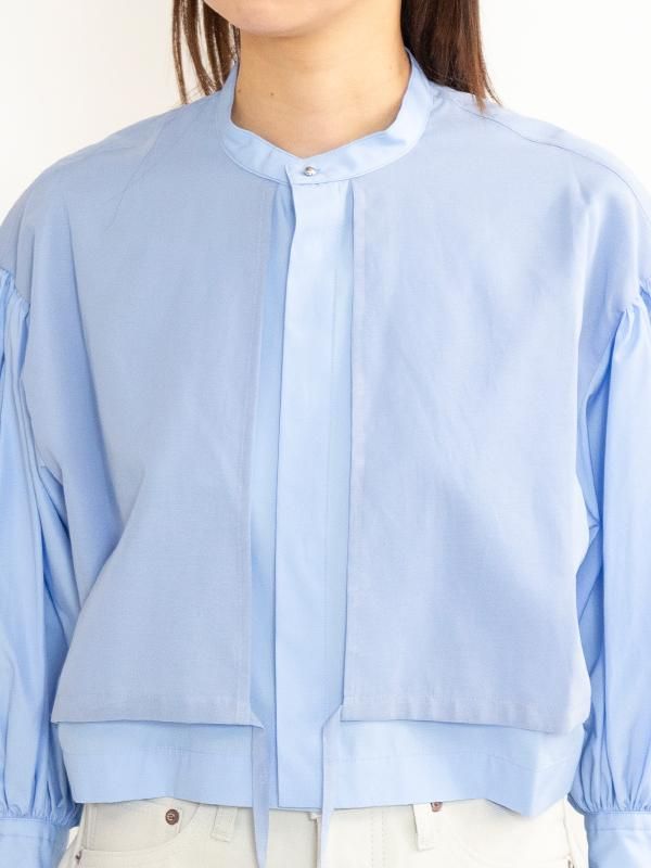COTTON BALLOON SLEEVE BLOUSE-コットンバルーンスリーブ