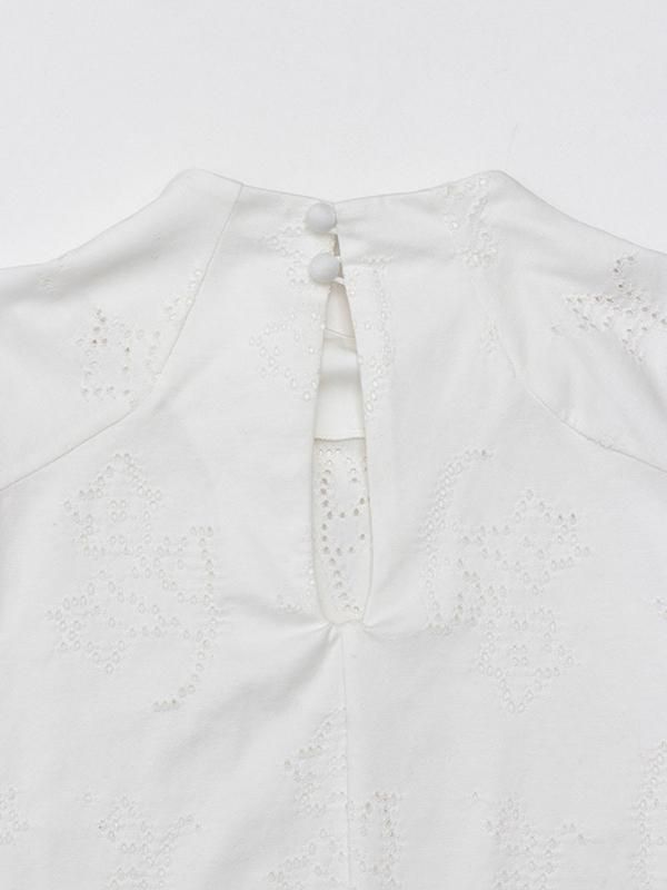 トップス mamekurogouchi Eyelet Jersey JacquardTop 185053241_o2.jpg?
