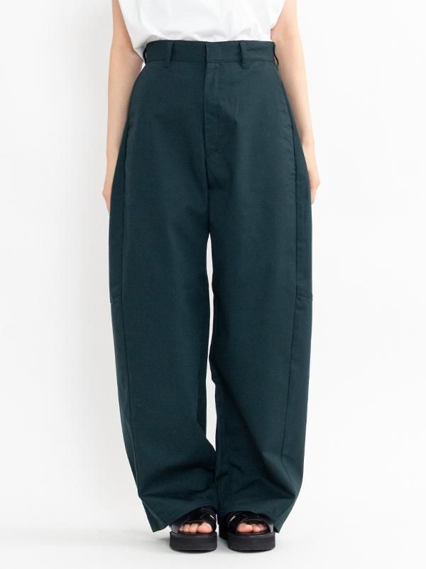 T/C BARREL LEG TROUSERS-T/Cバレルレッグトラウザーズ -HYKE