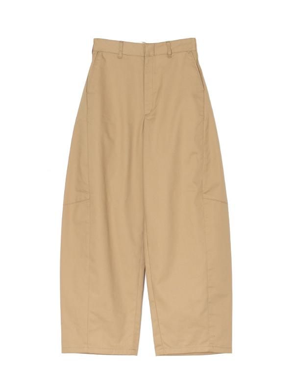 T/C BARREL LEG TROUSERS-T/Cバレルレッグトラウザーズ -HYKE