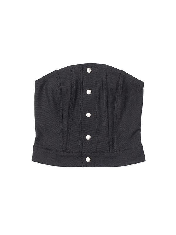 OXFORD STRAPLESS TOP-オックスフォードストラップレストップ OXFORD STRAPLESS TOP-オックスフォードストラップレストップ