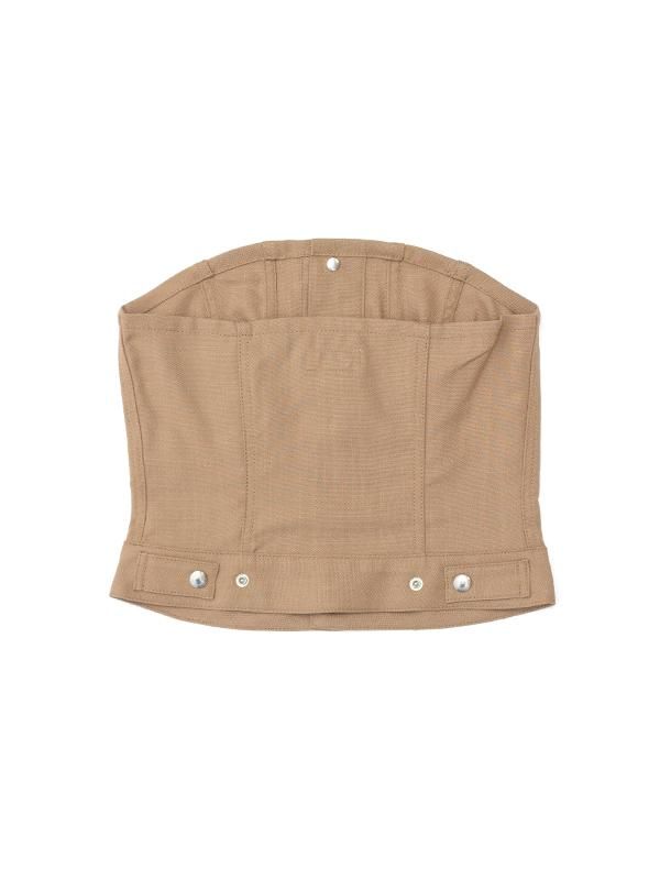 OXFORD STRAPLESS TOP-オックスフォードストラップレストップ