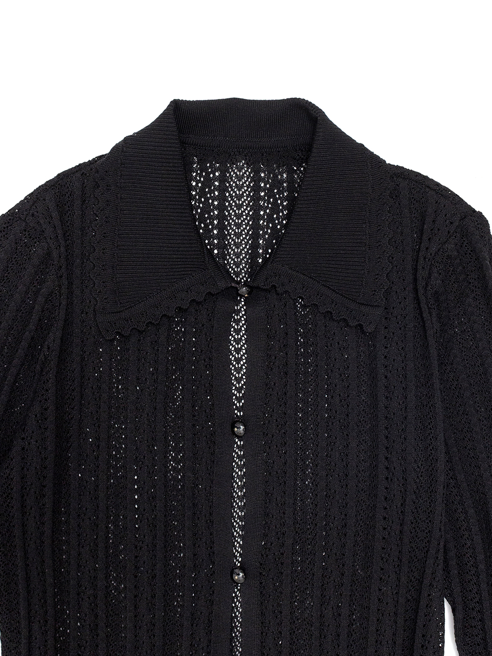 伊勢丹新宿店別注カラー Lace Stripe Knitted