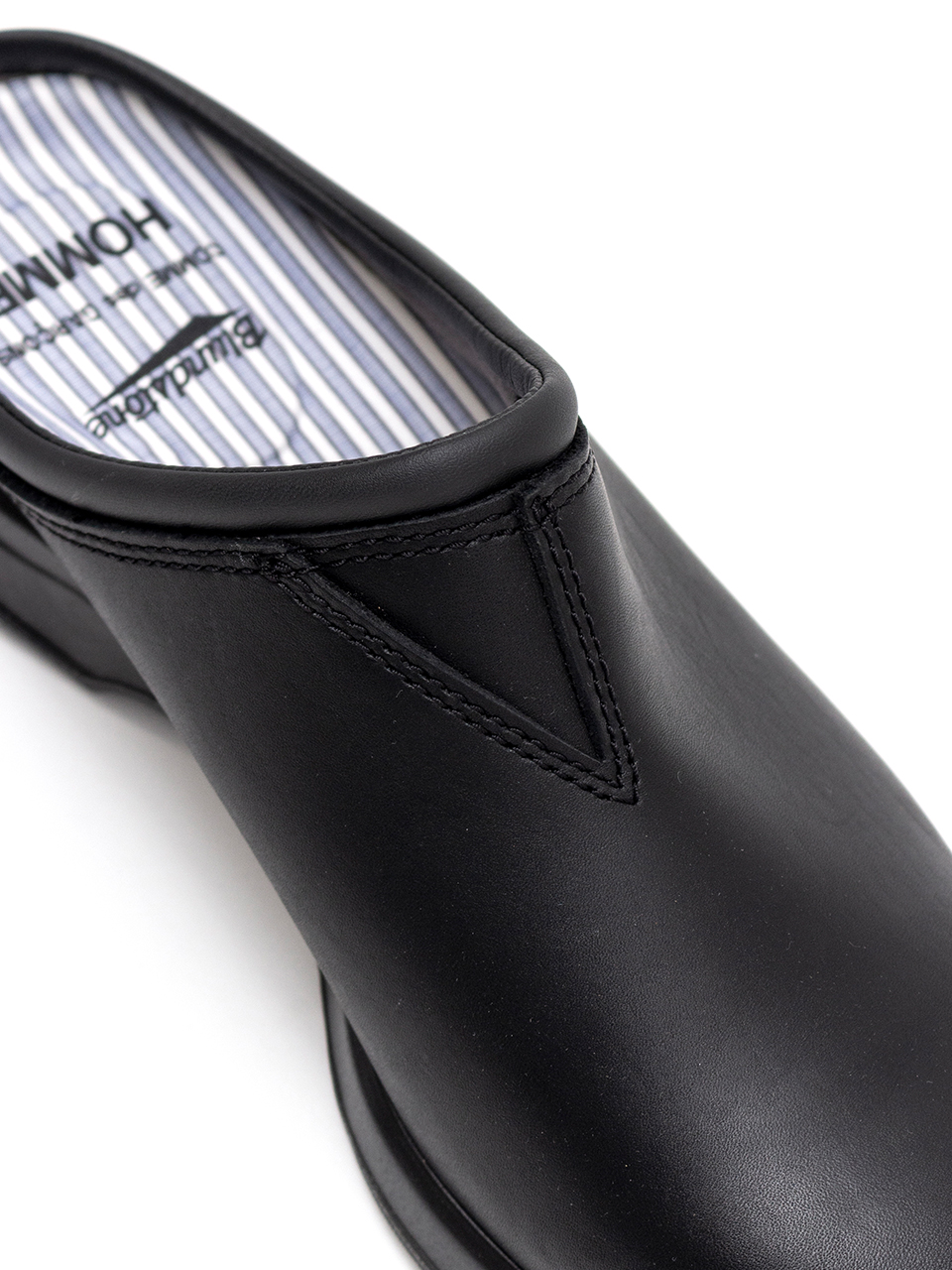 【コムデギャルソンオム】Steer oil smooth leather sandals Steer oil smooth leather sandals-ステアオイルスムースレザー