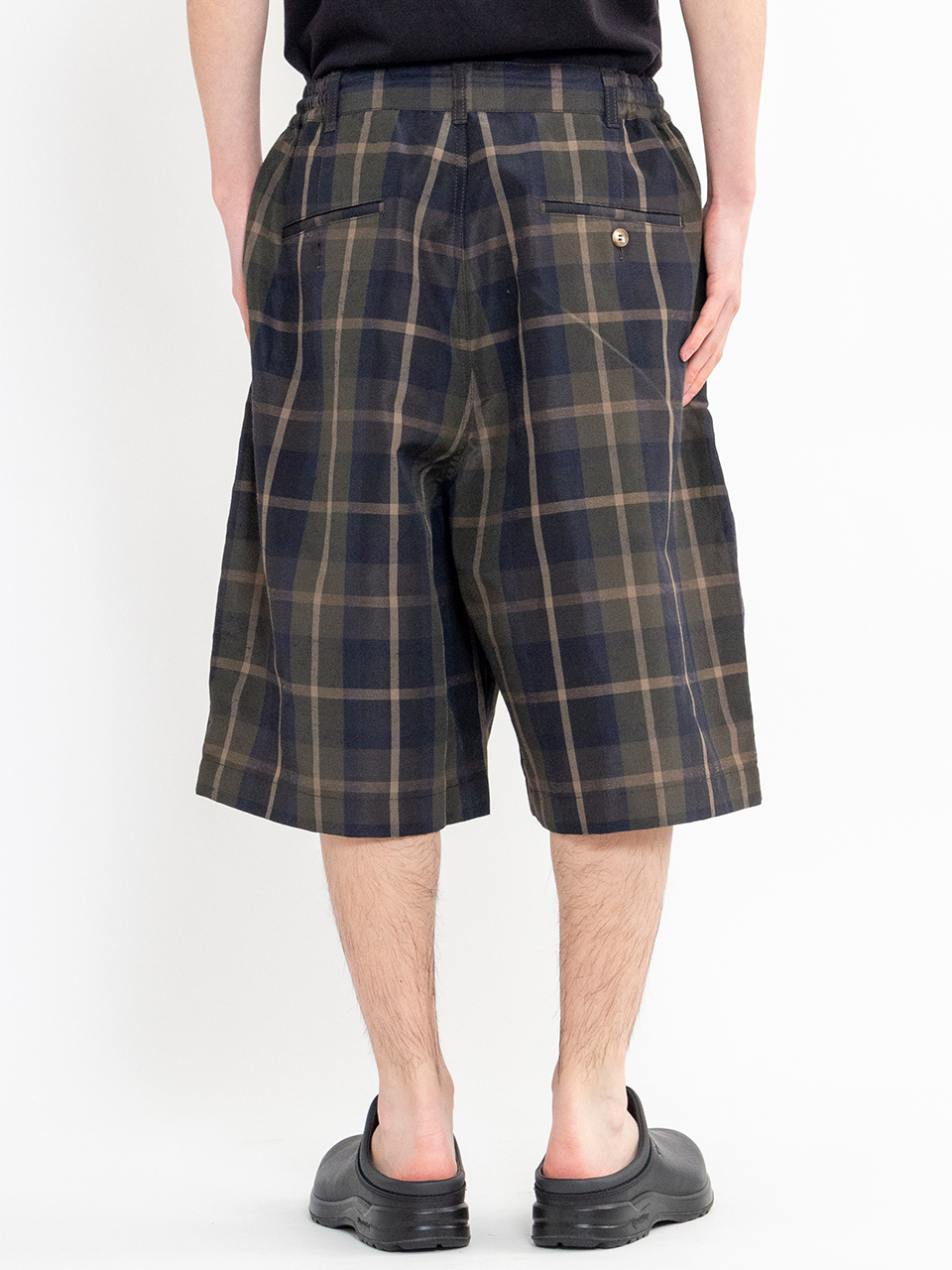 COMME des GARCONS HOMME PLUS＞柄×チェックショートパンツ