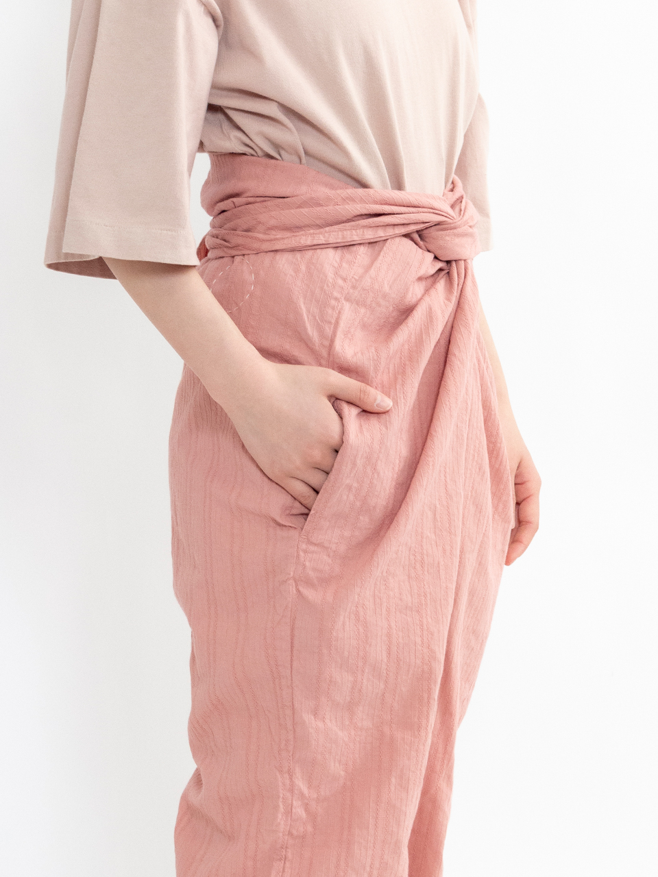 Europian stripe wrapped pants-ヨーロピアンストライプラップ