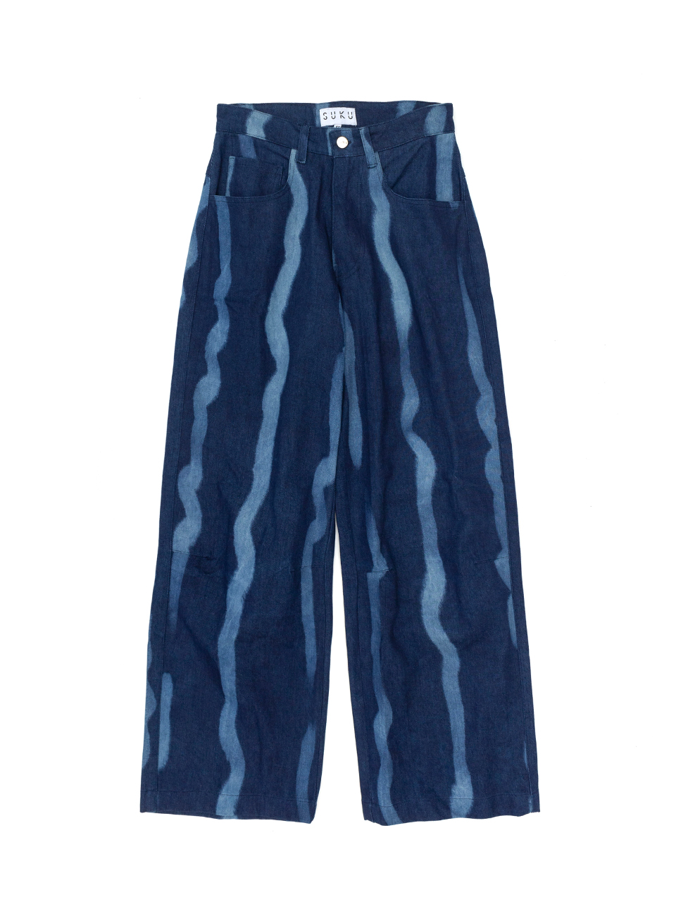 suku デニムパンツ wide leg denim pant-ワイドレッグデニムパンツ-SUKU HOME（スク