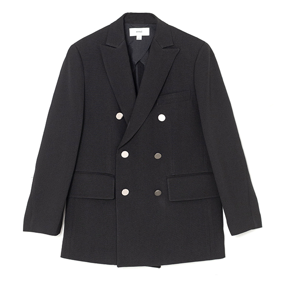 OXFORD DOUBLE-BREASTED BLAZER-オックスフォードダブルブレス OXFORD DOUBLE-BREASTED BLAZER-オックスフォードダブルブレス