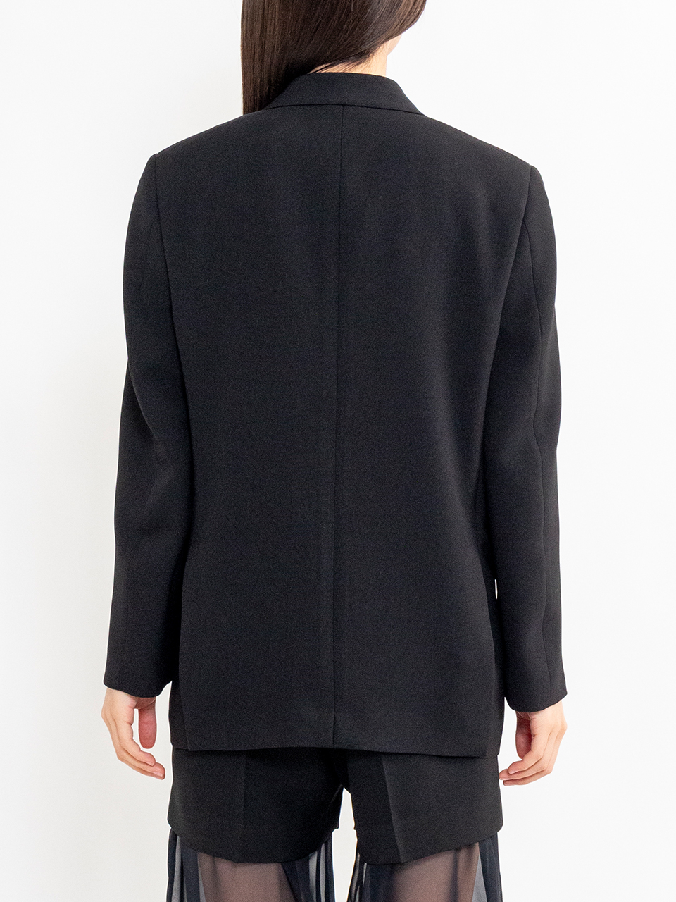 注目■HYKE■大人気 オックスフォード ダブルブレスト ブレザー OXFORD DOUBLE-BREASTED BLAZER-オックスフォードダブルブレス