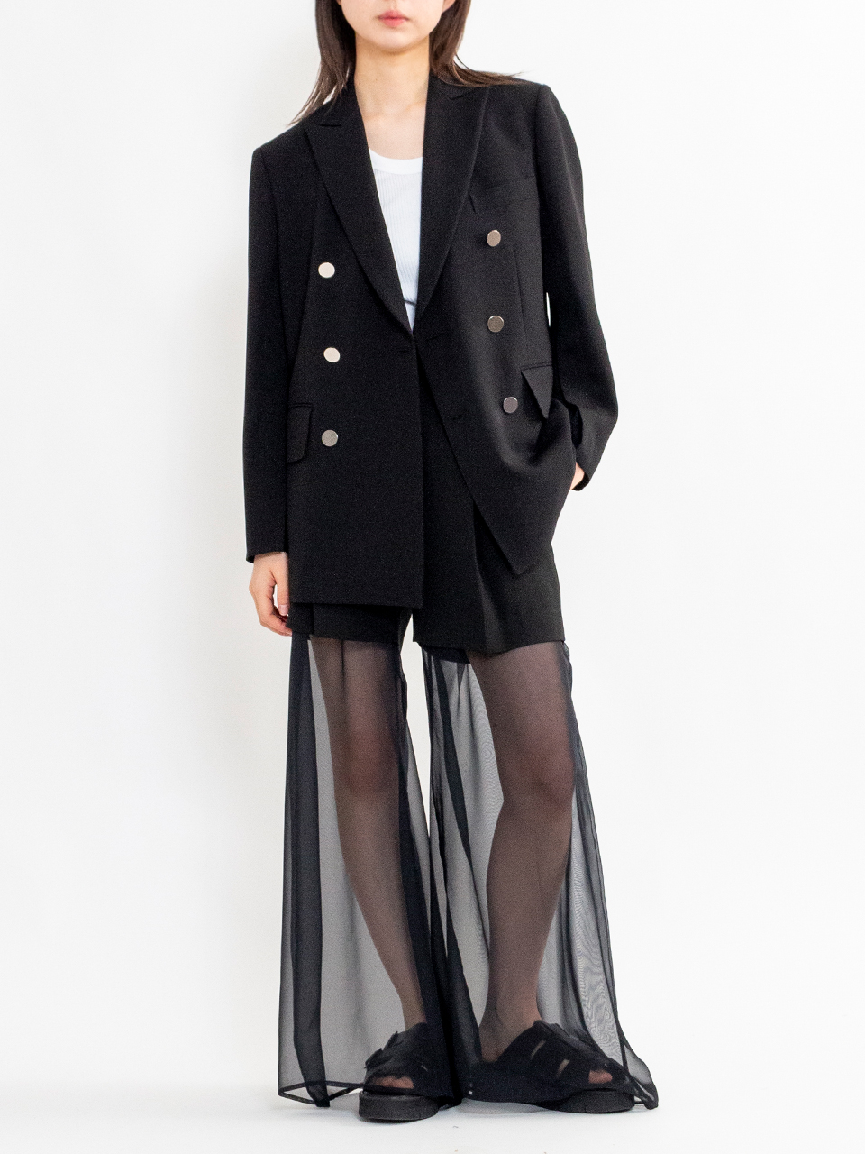 HYKE(ハイク)】 OXFORD DOUBLE-BREASTED BLAZER｜PARIGOT ONLINE