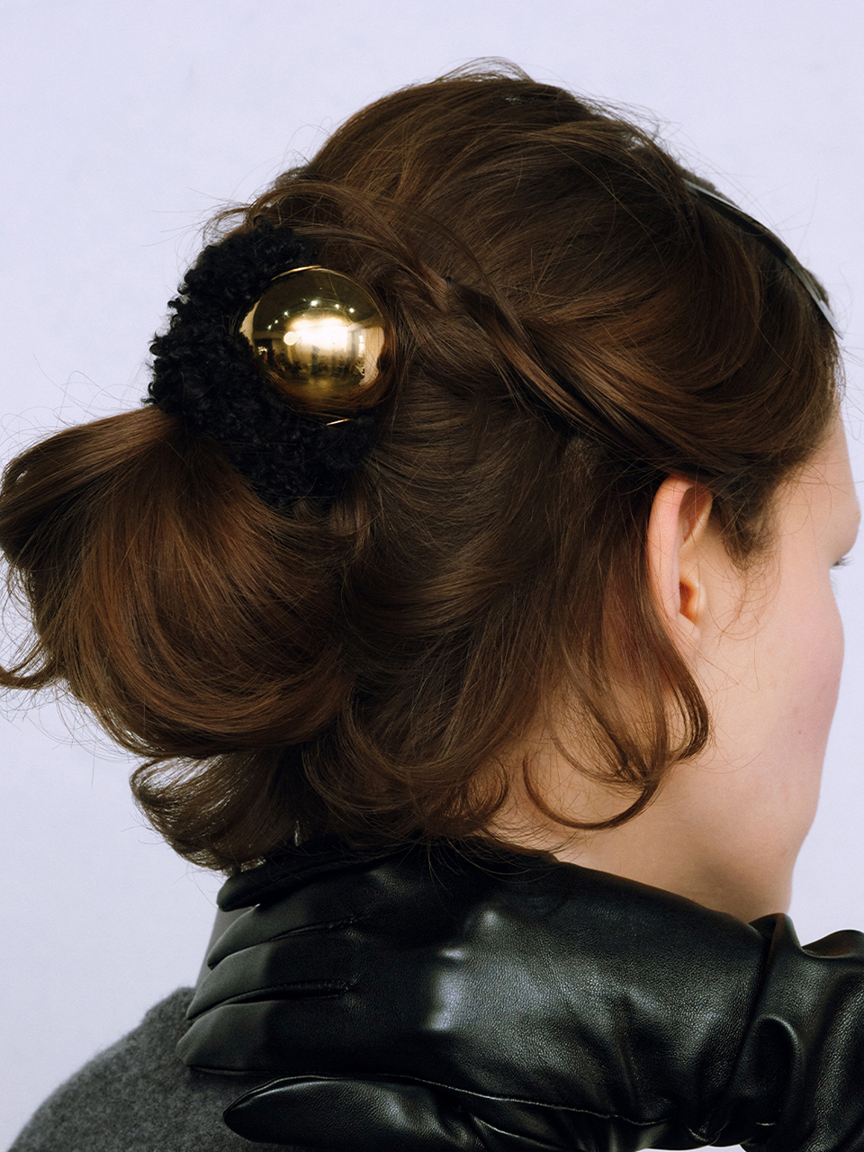 【新品未使用】Natural stone velour scrunchie RIM.ARK | Natural stone velour scrunchie (HAIR ACCESSORIES