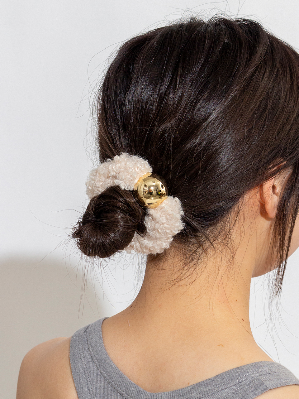 【新品未使用】Natural stone velour scrunchie Amazon.com: 20mm Scrunchie Watch Band Compatible with