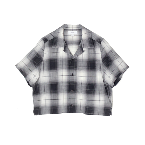 T/W OMBRE CHECK SHIRT-オンブレチェックシャツ-HYKE（ハイク）通販