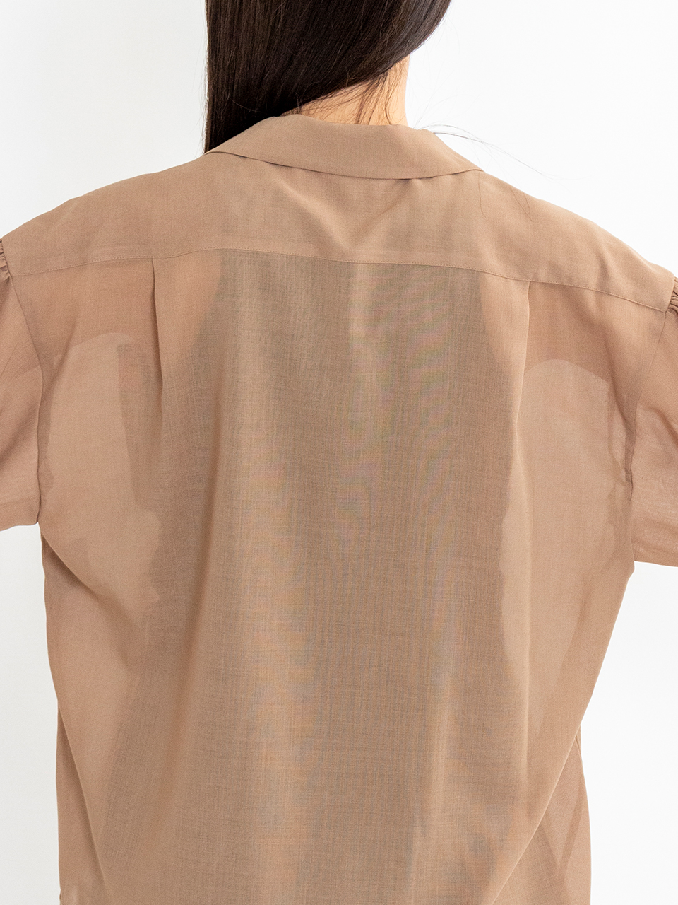 T/W VOILE BALLOON SLEEVE BLOUSE-ボイルバルーンスリーブ T/W VOILE BALLOON SLEEVE BLOUSE-ボイルバルーンスリーブ