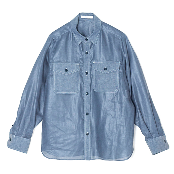 HYKEハイク SHEER CHAMBRAY SHIRT 新品 185339438.jpg?cmsp_timestamp=