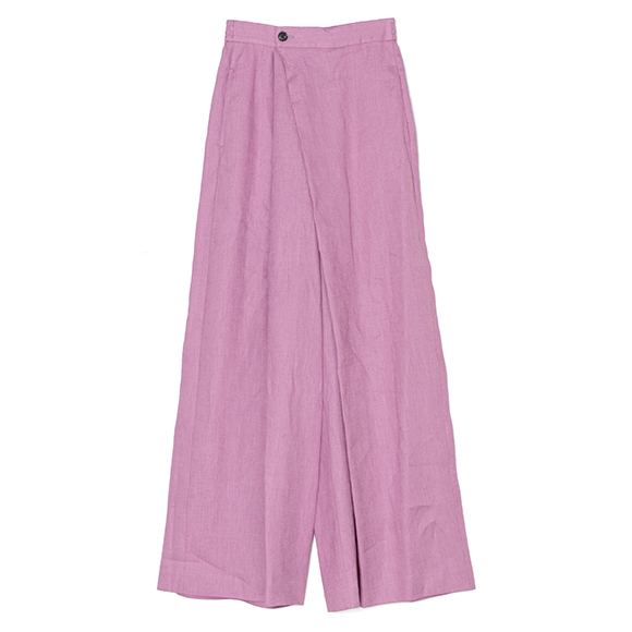 HYKEのリネンラップパンツ 楽天市場】【中古】HYKEリネンラップパンツ 221-13220 ブラック