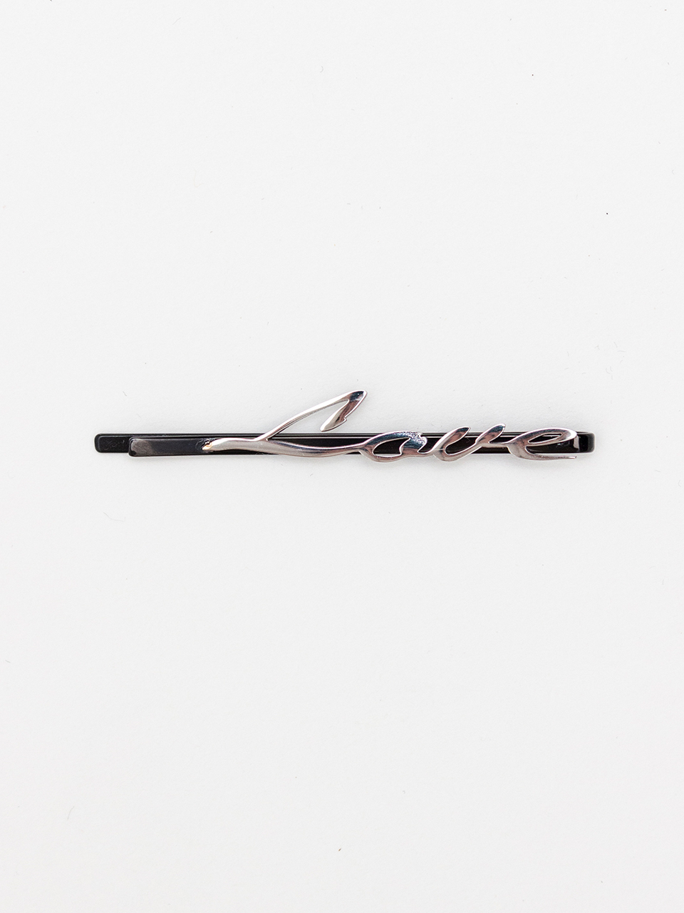Logo & Rhinestone Hair Pins 4 Piece Set-ロゴ＆ラインストーン