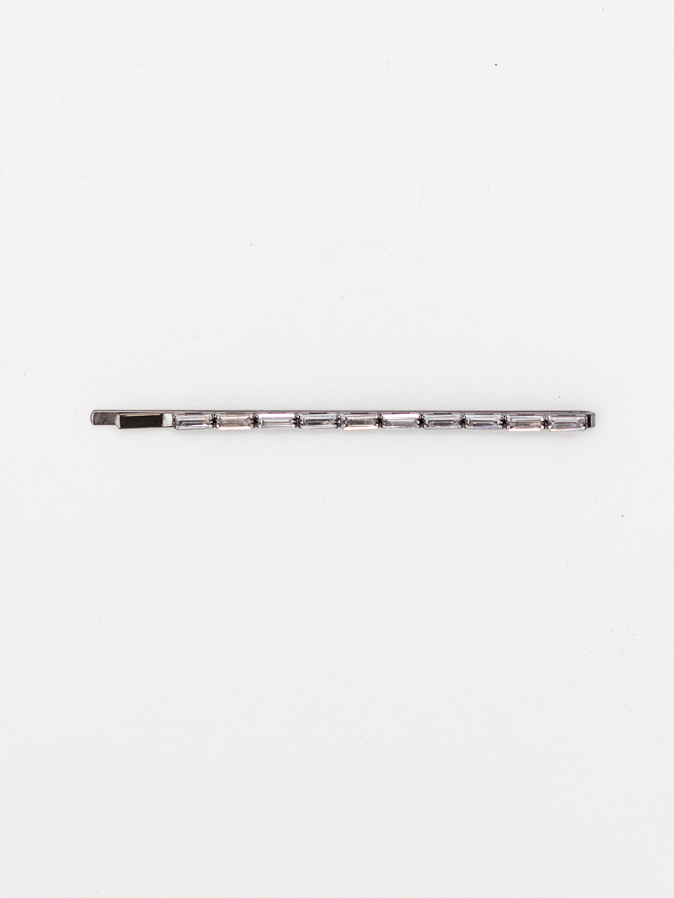 Logo & Rhinestone Hair Pins 4 Piece Set-ロゴ＆ラインストーン