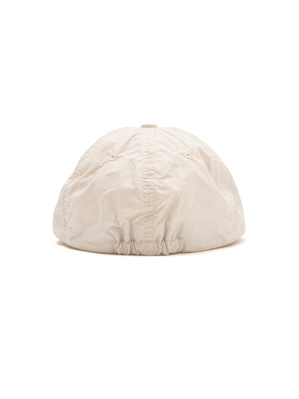 Cotton silk elastic back 6panel cap-コットンシルクイラ