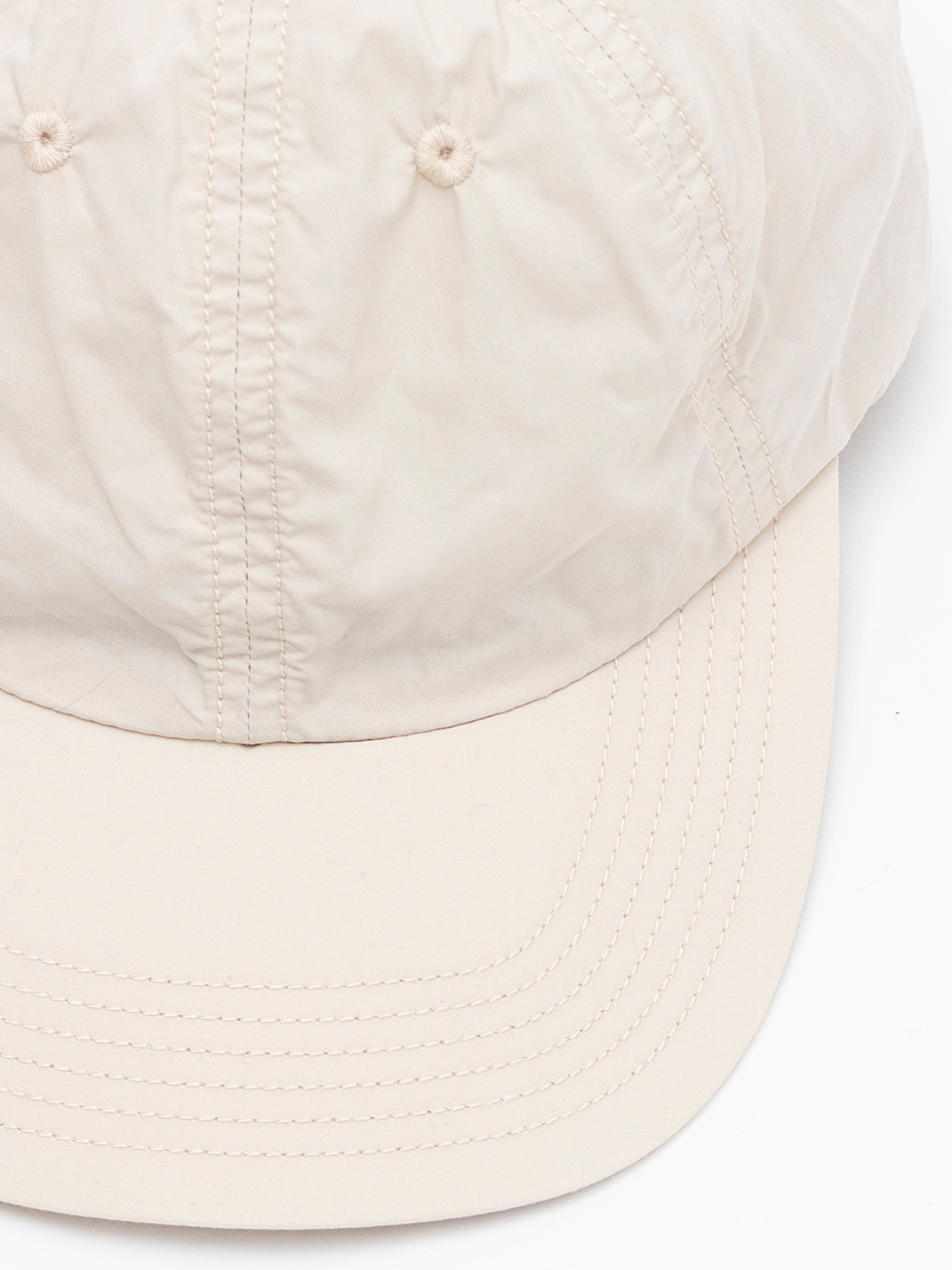 Cotton silk elastic back 6panel cap-コットンシルクイラ