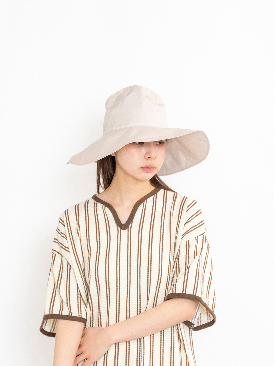 【新品未使用】COTTON SOFT HAT (WIDE) Cotton soft hat wide-コットンソフトハットワイド-KIJIMA