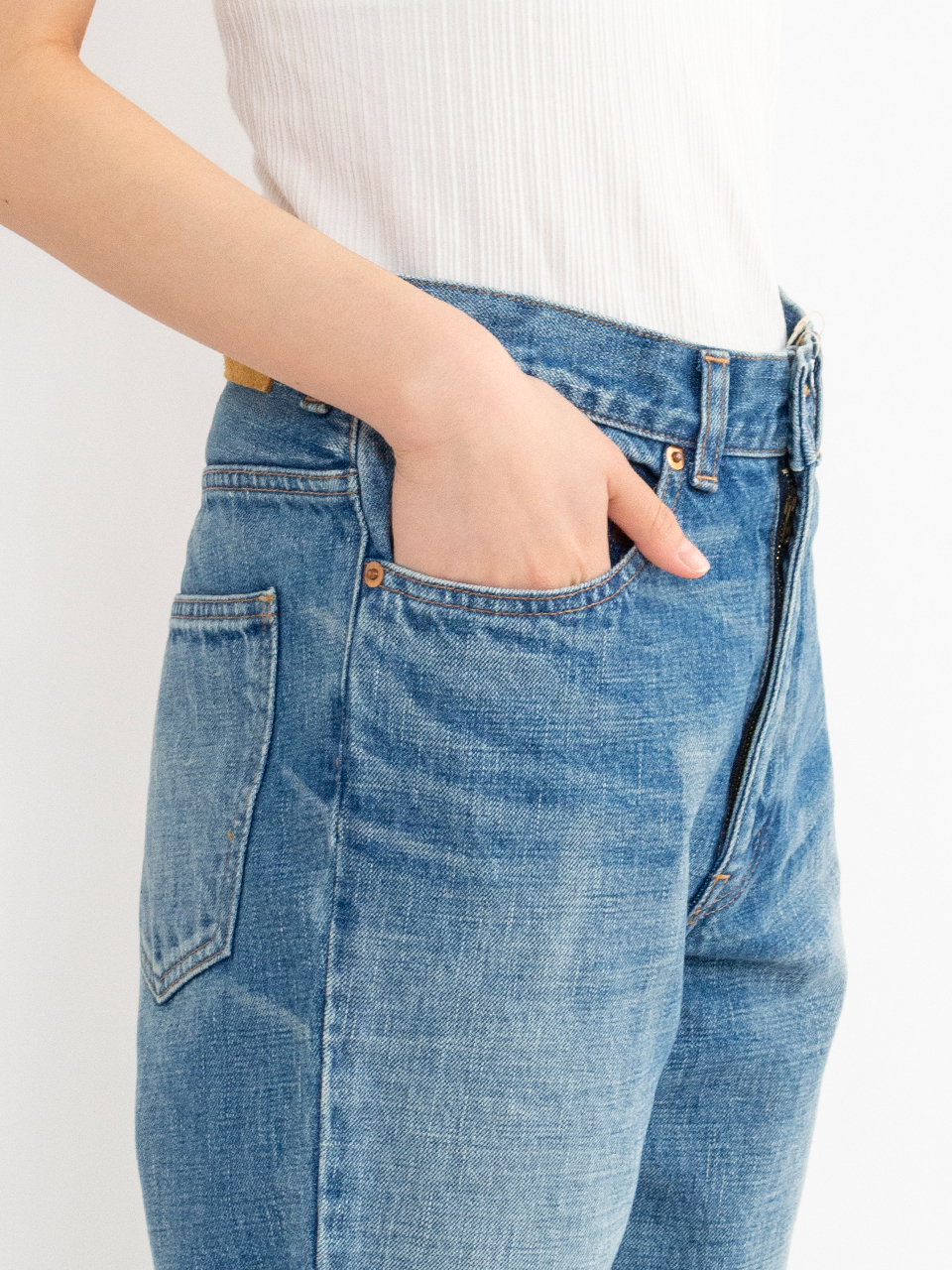 【nowos 】美品 ノーウォス デニムパンツ S NOWOS 「NOWOS」 デニムパンツ S ブルー レディース : ZOZOTOWN