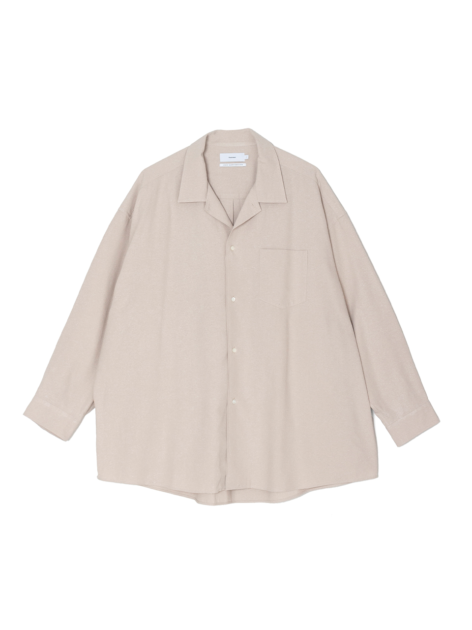 Silk Noil Viscose Sleeping Shirt-シルクノイルビスコース Silk Noil Viscose Sleeping Shirt-シルクノイルビスコース