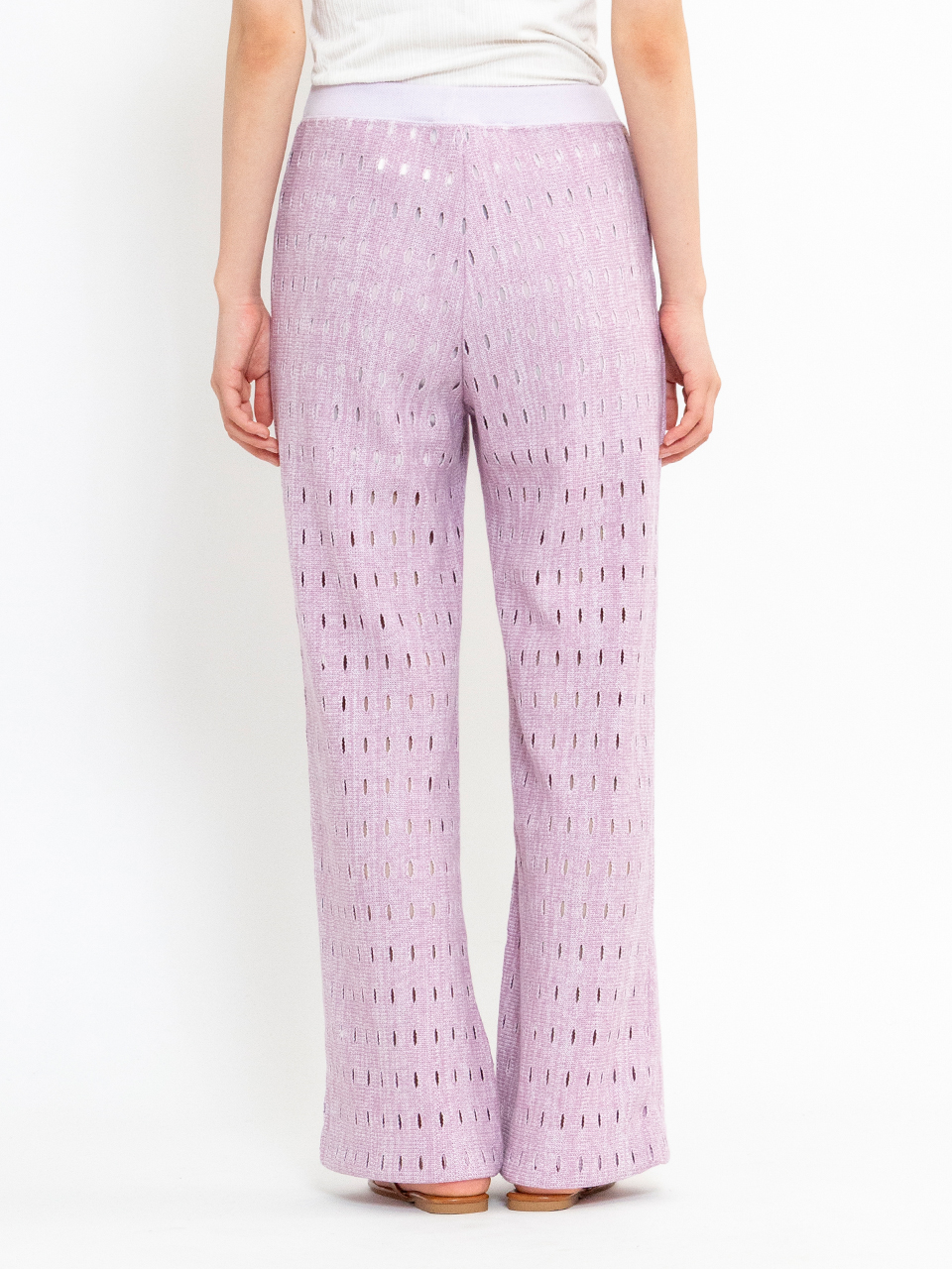 hole russell wide pants-ホールルッセルワイドパンツ-PHEENY