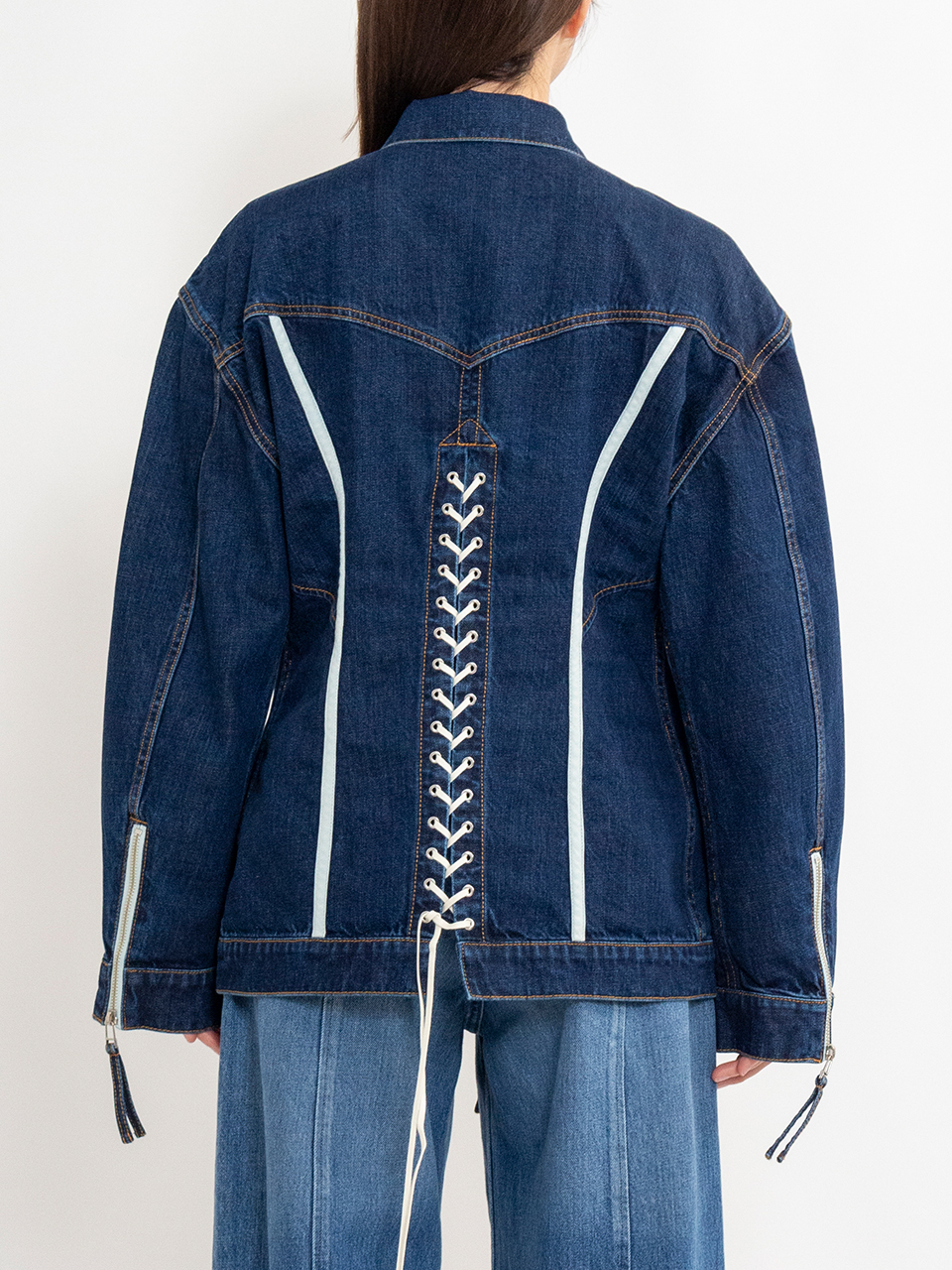 ジャケット・アウター FETICO / ROSE DENIM ZIP-UP JACKET FETICO(フェティコ)のROSE DENIM ZIP-UP JACKETの通販｜PALETTE
