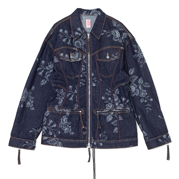 FETICO(フェティコ)のROSE DENIM ZIP-UP JACKETの通販｜PALETTE