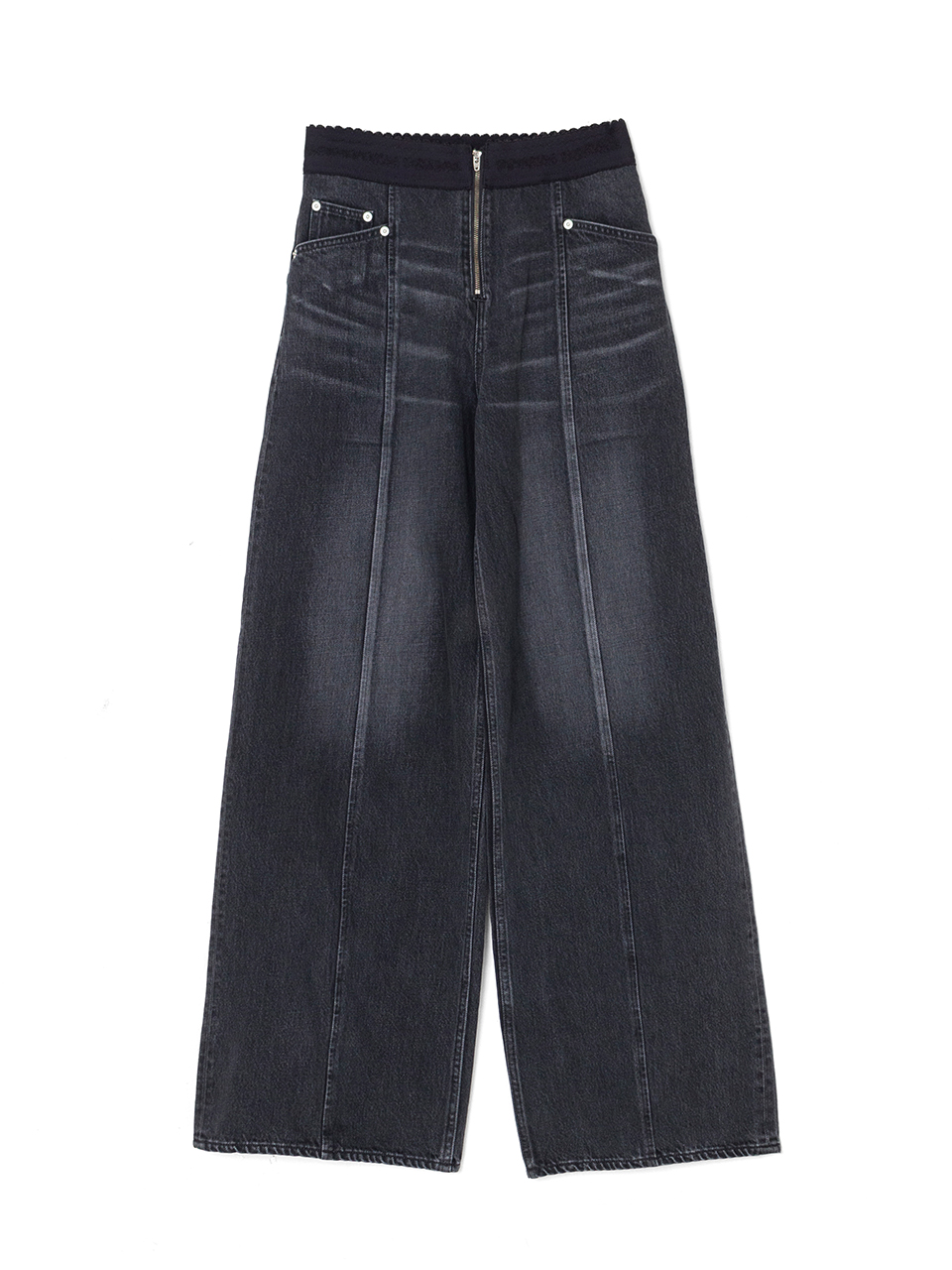 ランキングや新製品 COTTON ORGANIC DENIM JEANS-オーガニックコットン LEG WIDE パンツ