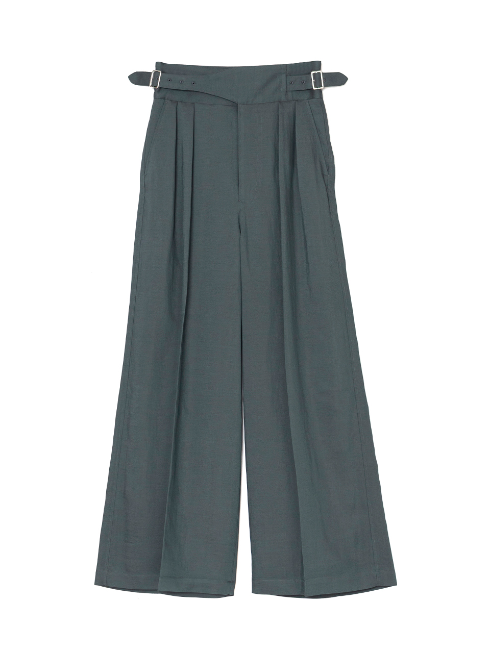 Kuro Wide Gurkha 2Tuck Pants - Black | ANDJOY | Made In Japan