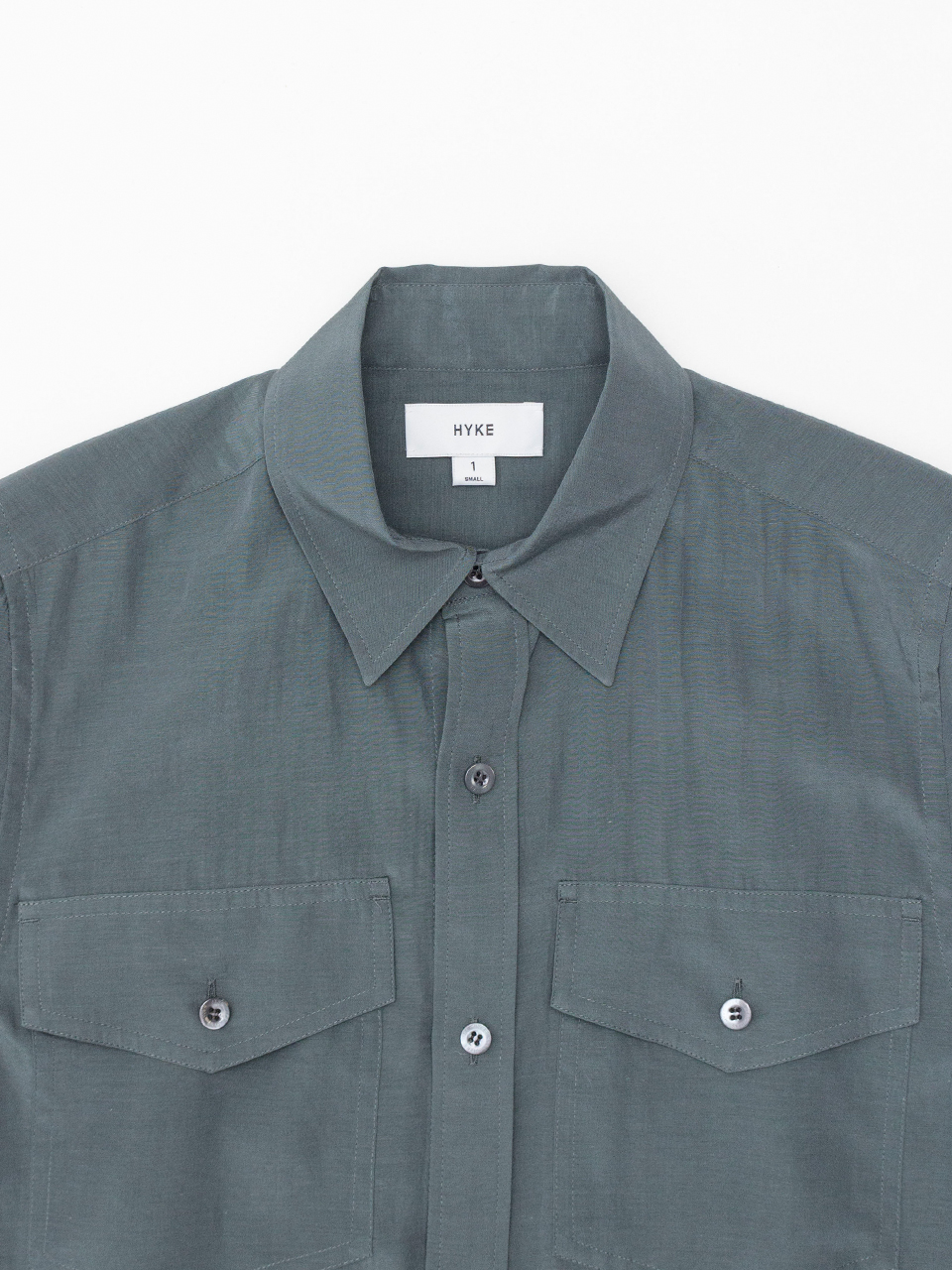 TA/C LAWN SHIRT-ローンシャツ-HYKE(ハイク)通販| st company TA/C LAWN SHIRT-ローンシャツ-HYKE(ハイク)通販| st company