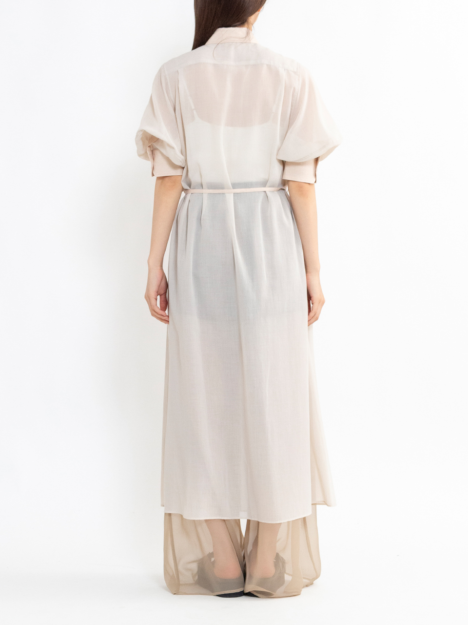 SHEER TWILL DRESS-シアーツイルドレス-HYKE（ハイク）通販| st