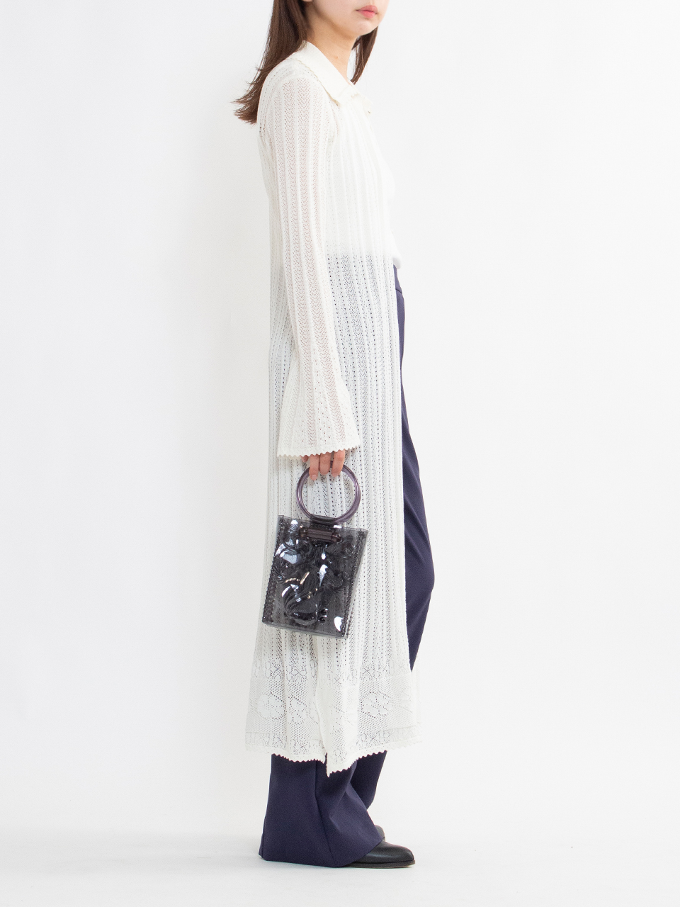 Transparent Sculptural Mini Hand Bag-トランスペアレント Transparent Sculptural Mini Hand Bag-トランスペアレント