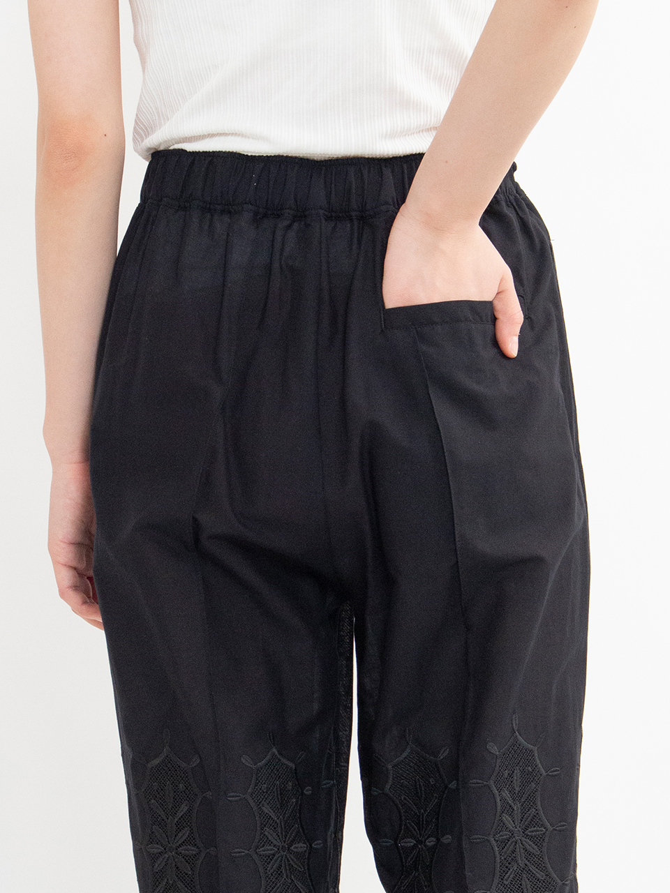 【TOGA】トーガ Embroideriy lace pants レース パンツ Embroidery Lace Pants-エンブロイダリーレースパンツ-TOGA TOO