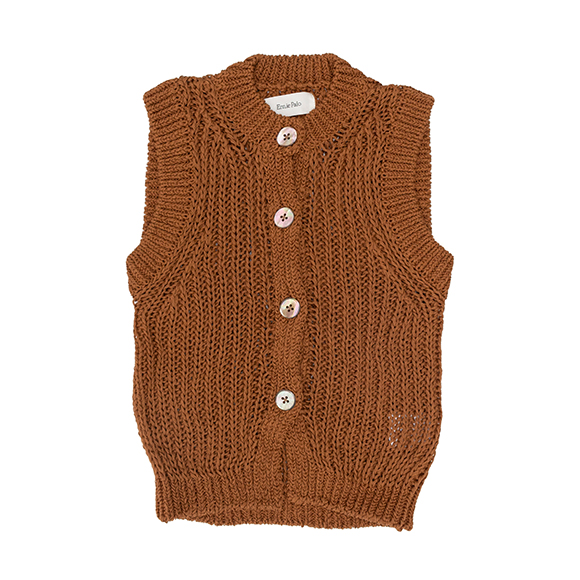 Mesh knit vest-メッシュニットベスト-Ernie Palo（アーニーパロ