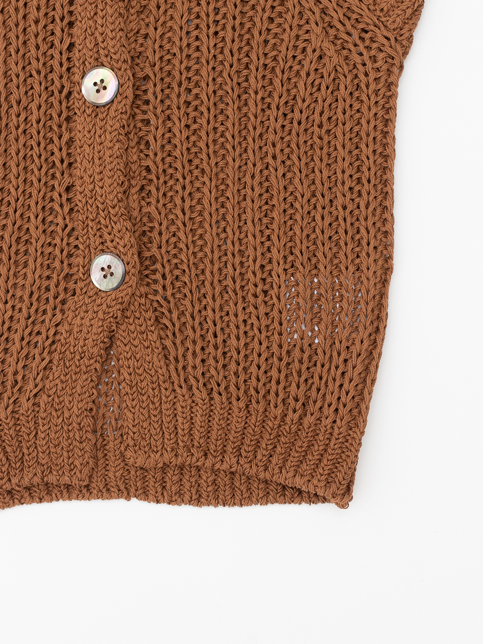 Mesh knit vest-メッシュニットベスト-Ernie Palo（アーニーパロ