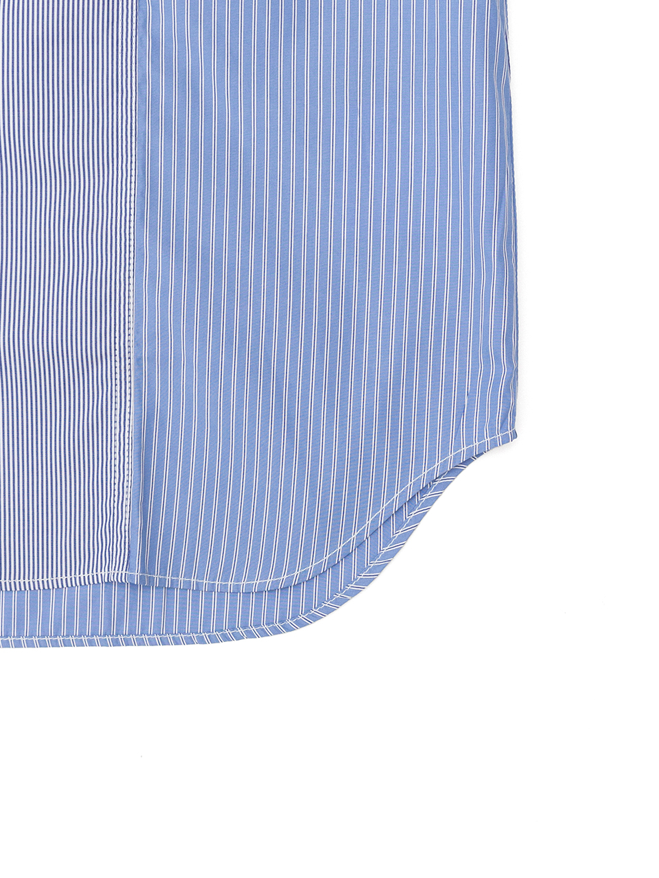 Cotton stripe x cotton stripe shirt-コットンストライプシャツ