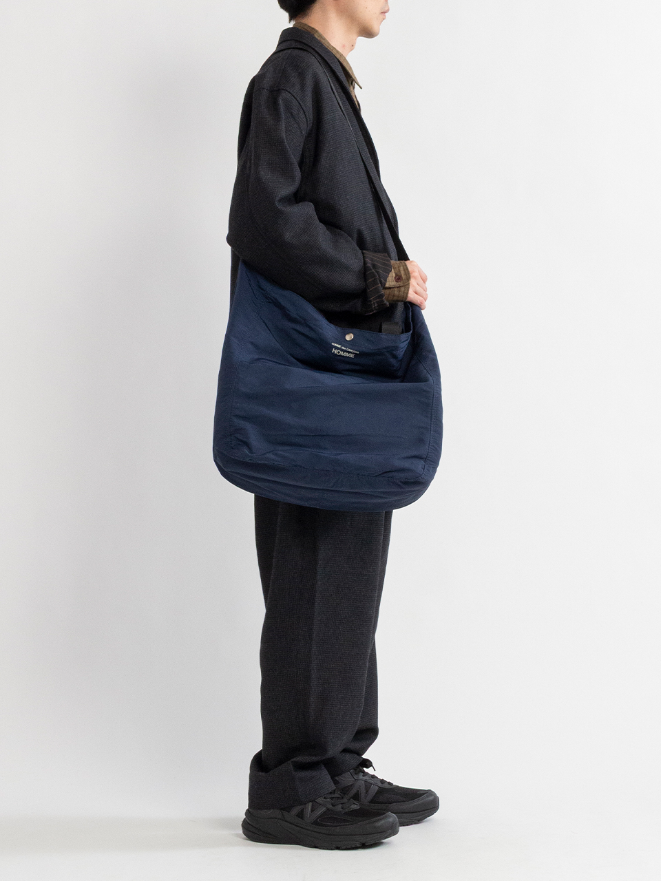 COMME des GARCONS HOMME コットンバック Cotton nylon grosgrain bag-コットンナイロングロスグレイン