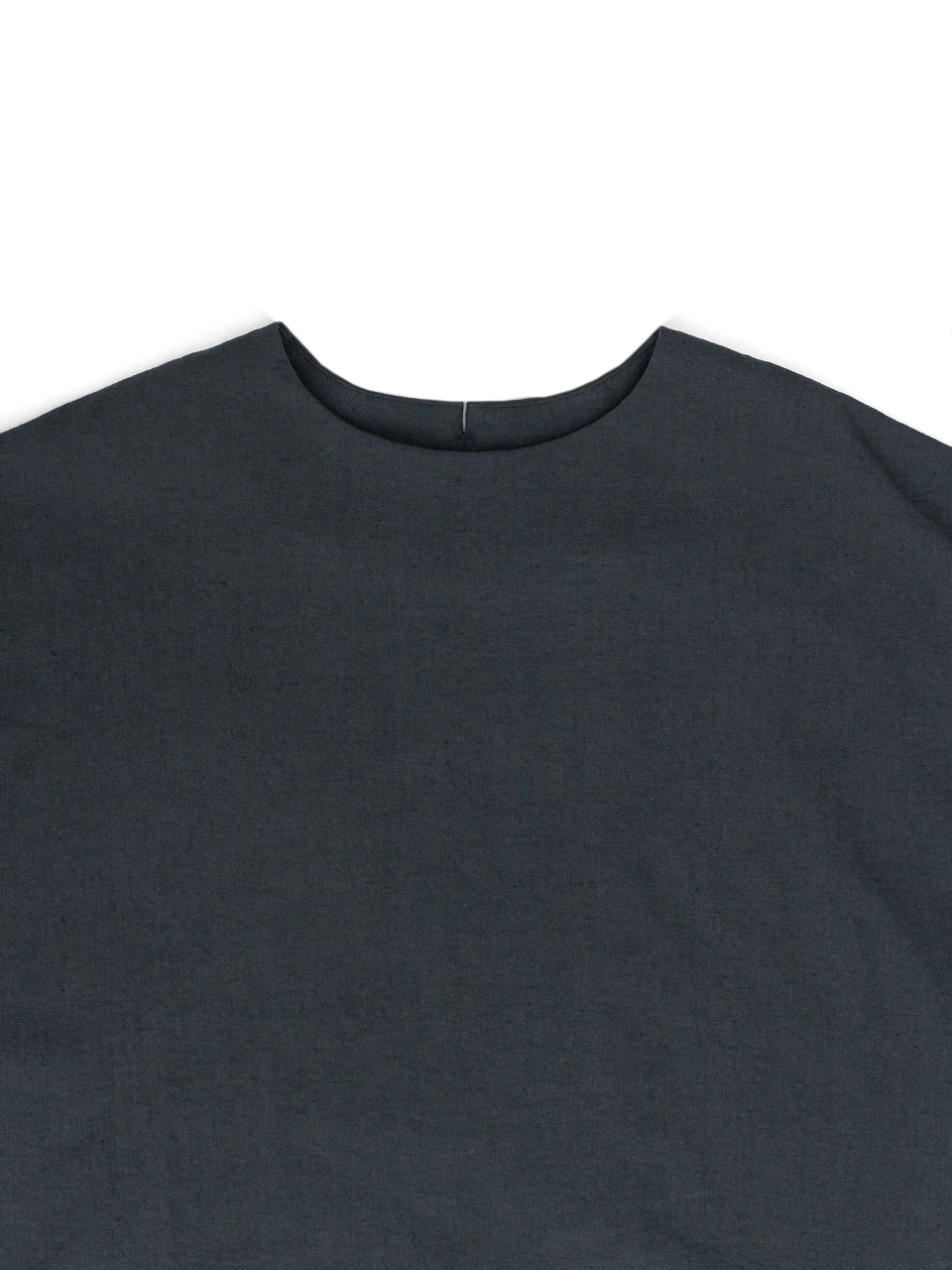 Cotton flax poplin folk top-コットンフラックスポプリン Cotton flax poplin folk top-コットンフラックスポプリン