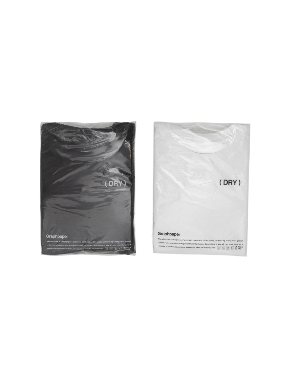Dry 2-Pack Crew Neck Tee-ドライ2パッククルーネックTシャツ