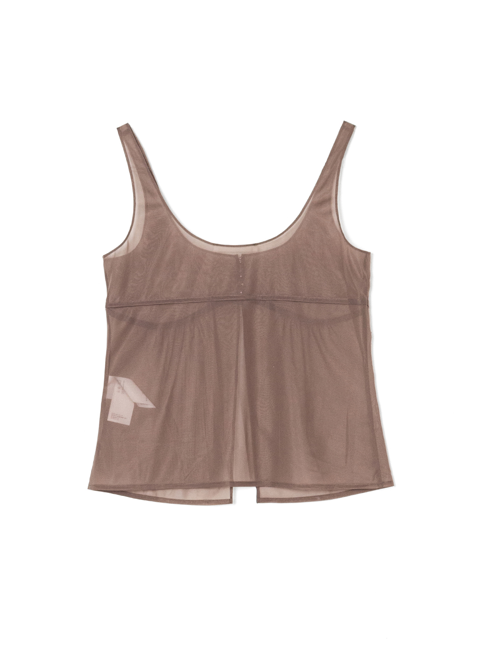 無料配送 ◆ AMOMENTO ◆ Sheer Bra Top AMOMENTO Sheer Bra Top - Brown – Goodhood