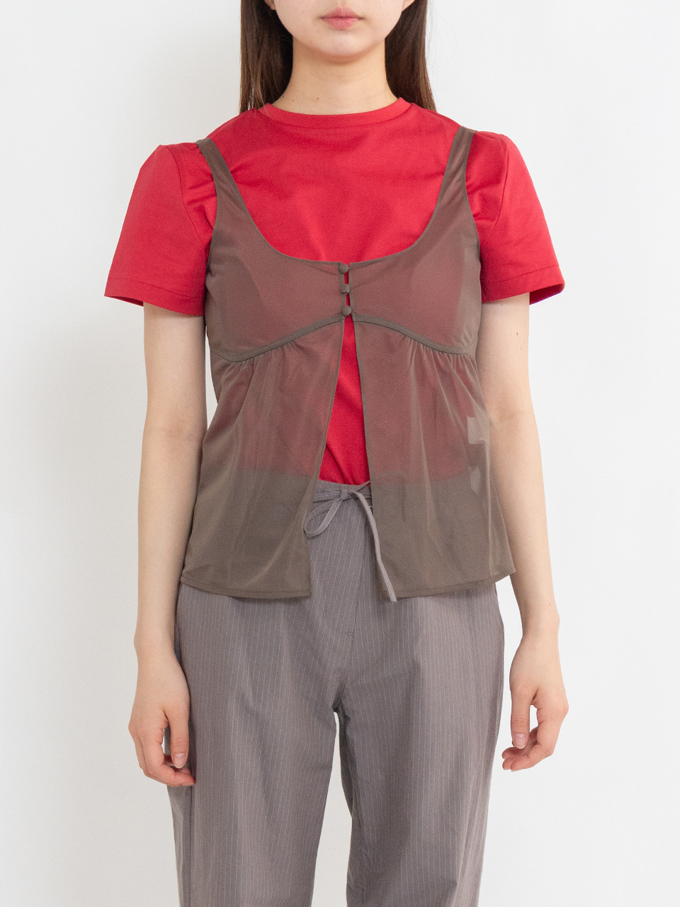 SHEER BRA TOP-シアーベアトップ-AMOMENTO（アモーメント）通販