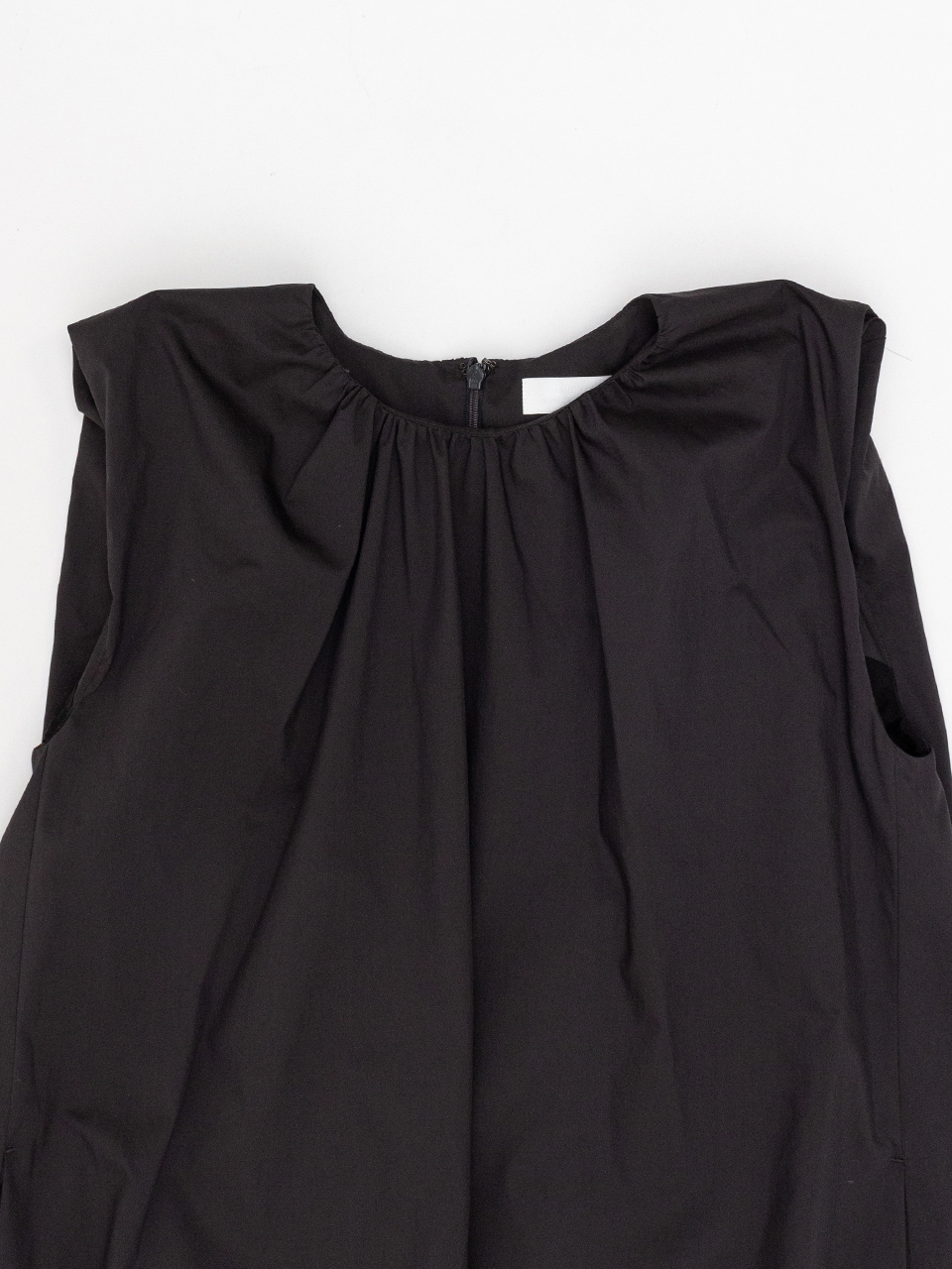 COTTON VOLUME SHIRRING DRESS-コットンボリュームシャーリング
