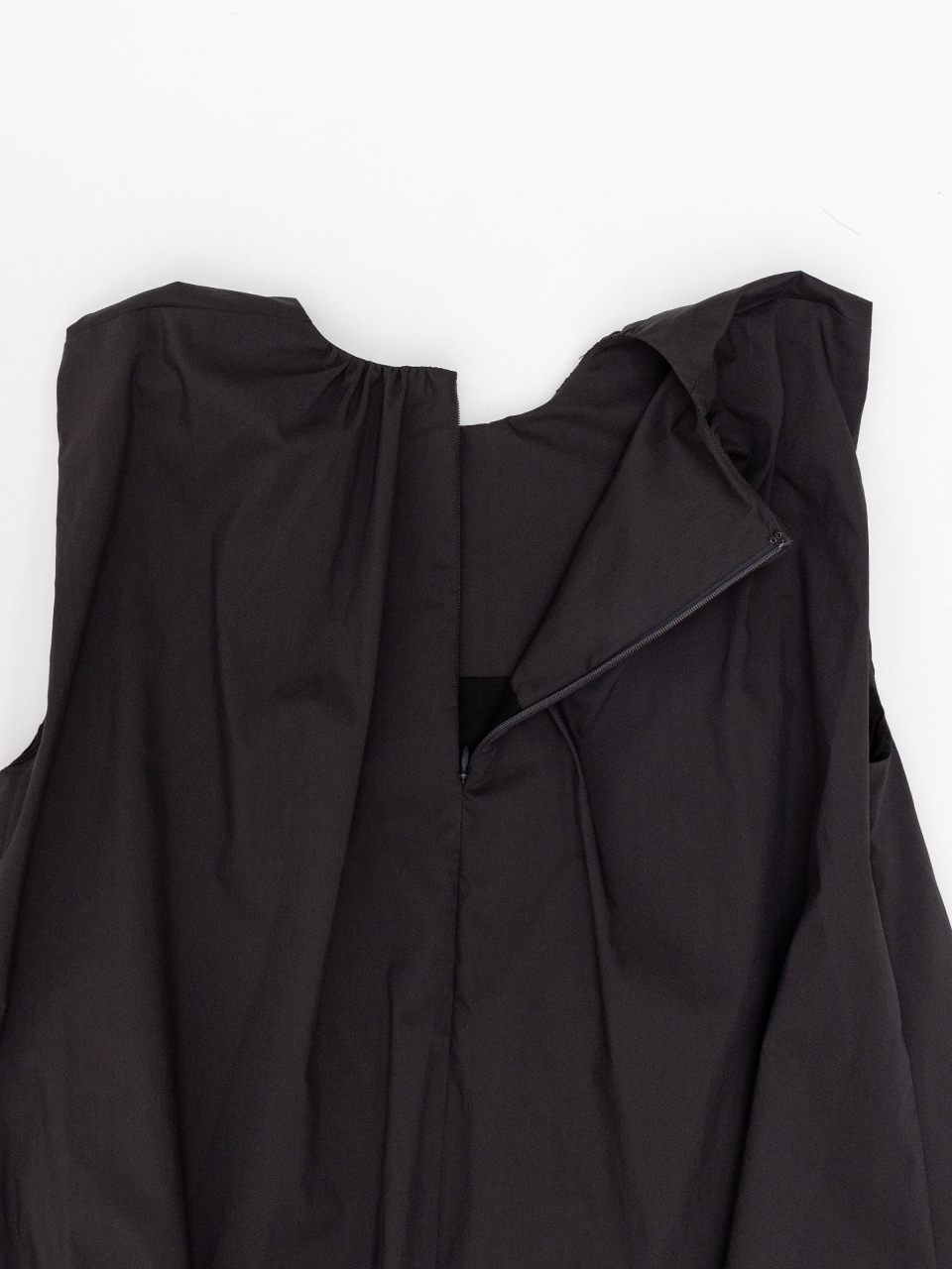COTTON VOLUME SHIRRING DRESS-コットンボリュームシャーリング